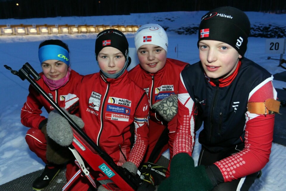 SER FRAM: Løperne fra Målselvs skiskyttere gleder seg til et nordnorsk mesterskap på hjemmebane. Foto: Ivar Løvland