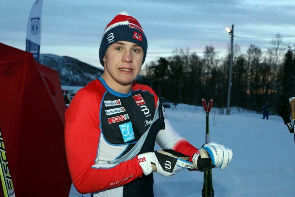 GODT BAK: Erik Valnes endte på en 35. plass under 15 km klassisk i U23-VM onsdag. Foto: Ivar Løvland