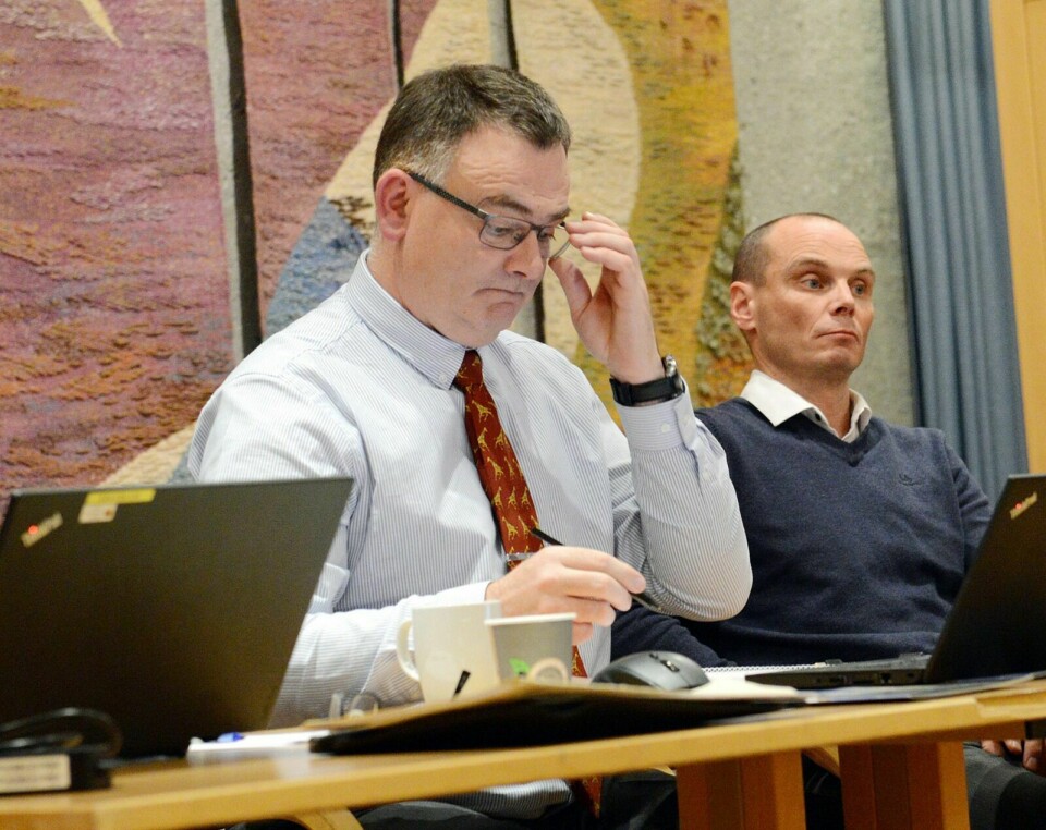 KRAFT: Forslaget til ny økonomiplan legger opp til at Bardu kommune skal tjene 14,3 millioner i året på kraftsalg. På bildet rådmann Håvard Gangsås og ordfører Toralf Heimdal.