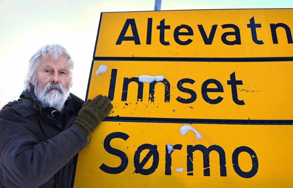 OMKAMP: Vilhelm Kjelsvik registrerer at navnet på vatnet vil bli Altevatnet, og mener da at veinavnet som gjelder nå, Altevannsveien, blir totalt feil.