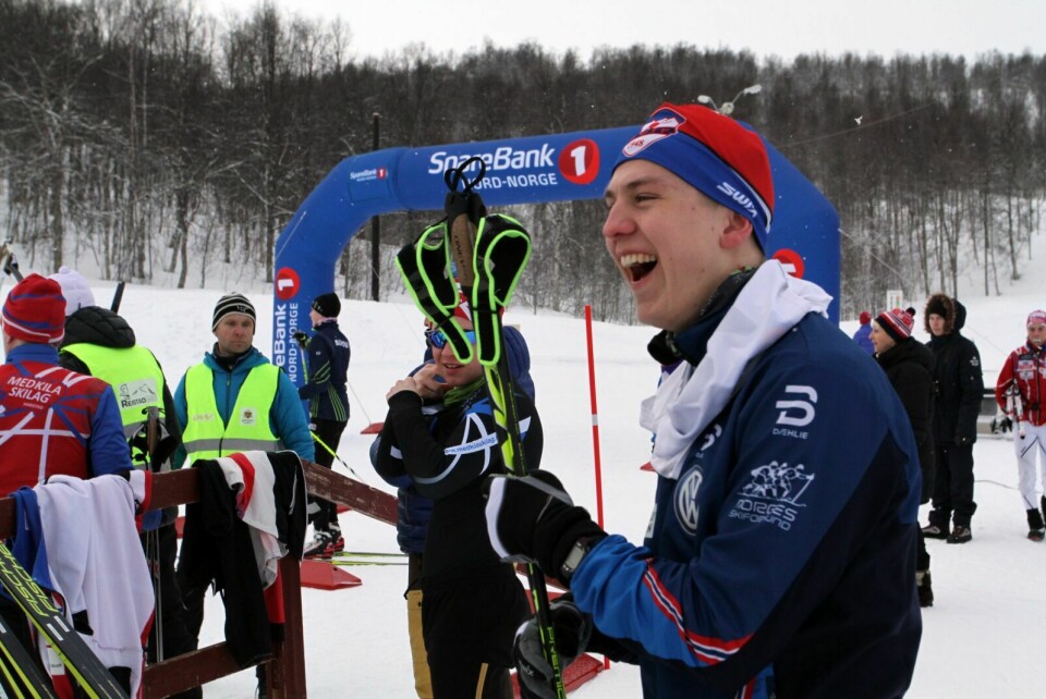IMPONERTE: Erik Valnes gikk strålende i sin første verdenscupkonkurranse lørdag morgen på Lillehammer. ARKIVFOTO Foto: Ivar Løvland