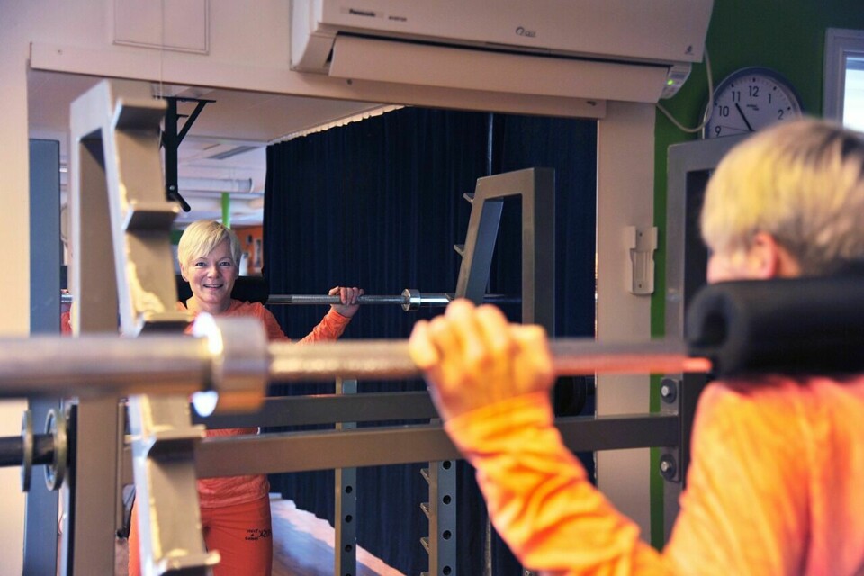 AKTIV: Laila Johannessen har valgt å satse fulltid på jobben med treningssenteret Frisk trim og helse på Storsteinnes. Foto: Sol Gabrielle Larsen