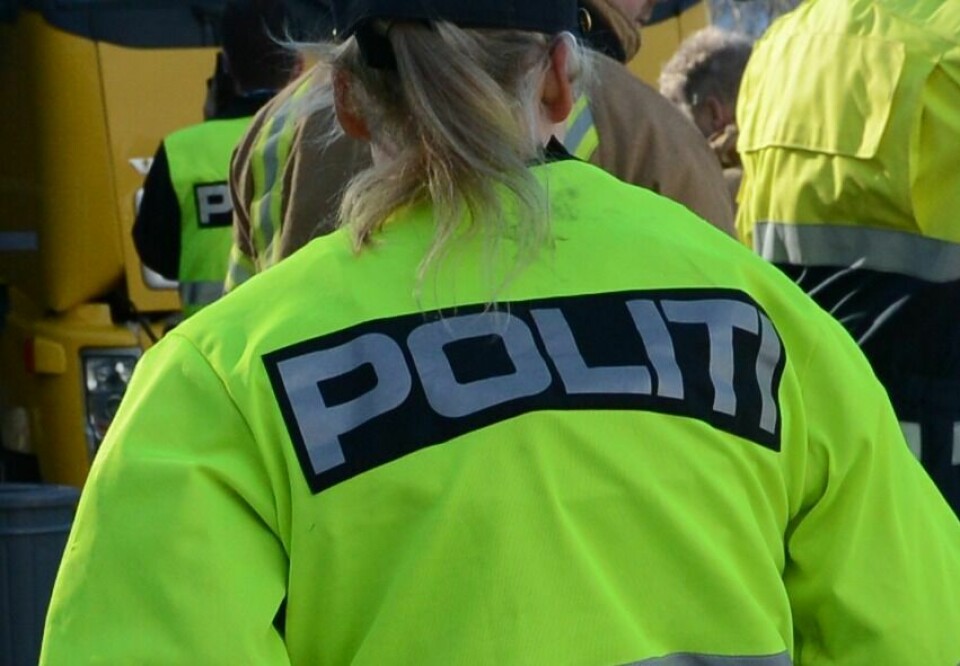 STOPPET: Politiet stoppet seks kjøretøy i kontrollen. Foto: Knut Solnes