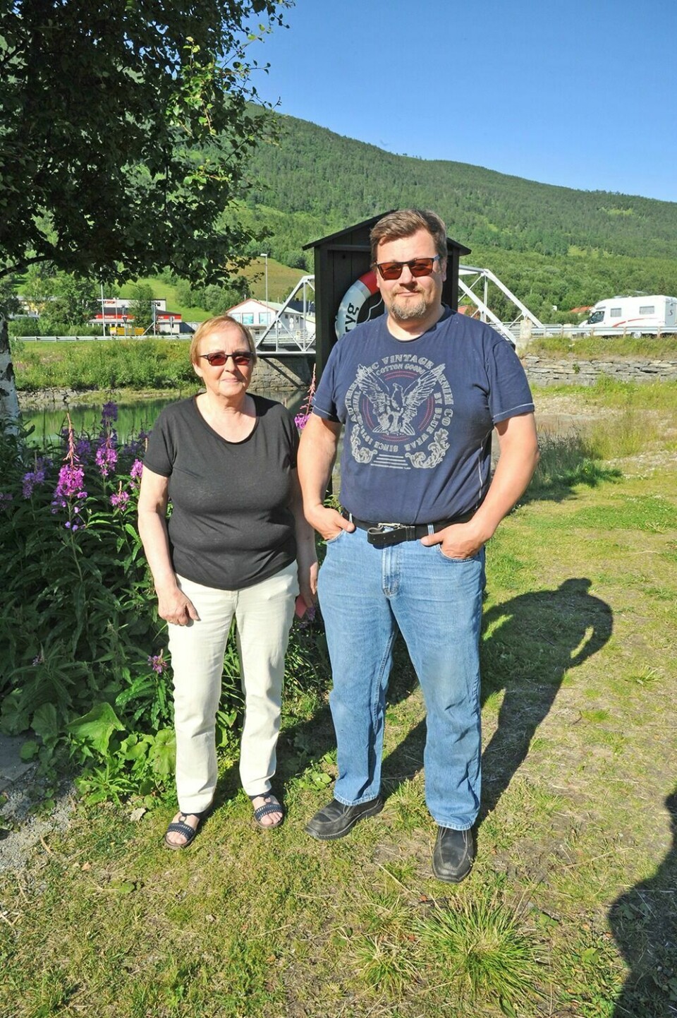 OPPGITT: Jarle Borge og Reidun Dalheim ønsker at kommunen skal opprette en tømmestasjon på Nordkjosbotn, slik at turistene har et sted å dumpe avfallet sitt.
