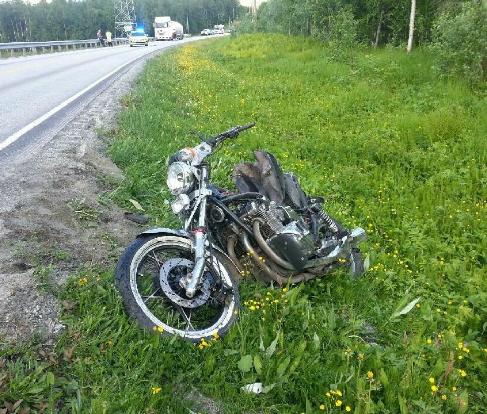OMKOM: Det var den 58 år gamle Ottar Sigvart Olsen fra Finnsnes som omkom i motorsykkelulykka ved Olsborg torsdag. Foto: Tipser