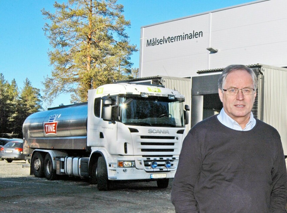 MILLIONTAP: Fra og med november får ikke Transport Nord inntransportere melk til Tine Meieriet Storsteinnes. Ifølge daglig leder Steinar Øverås innebærer dette et tap av ti arbeidsplasser og opptil 14 millioner kroner for firmaet.