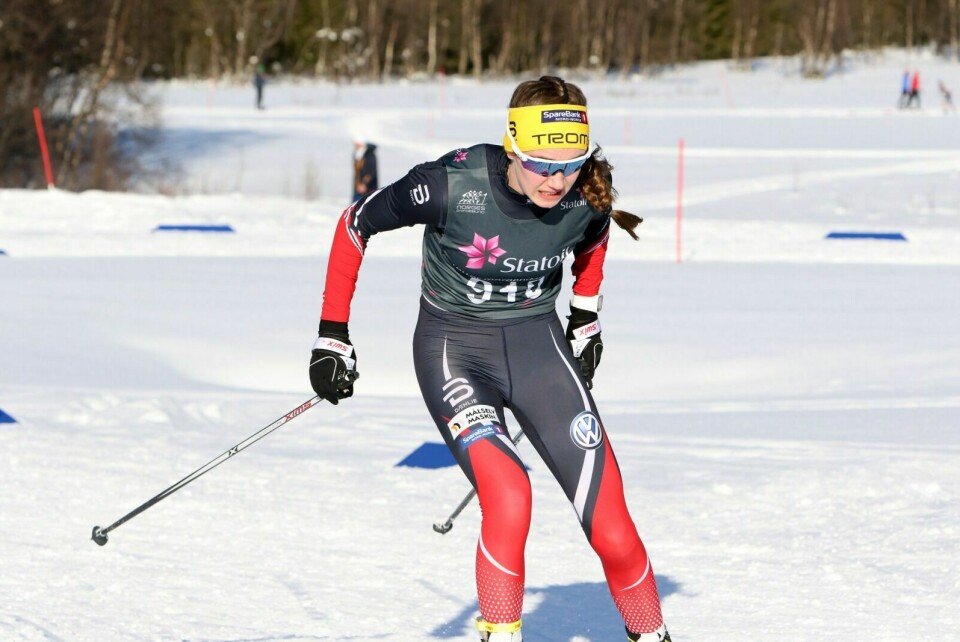 BEST: Ingrid Andrea Gulbrandsen fra BOIF kjempet seg inn til en 6. plass i 17-årsklassen. Foto: Ivar Løvland