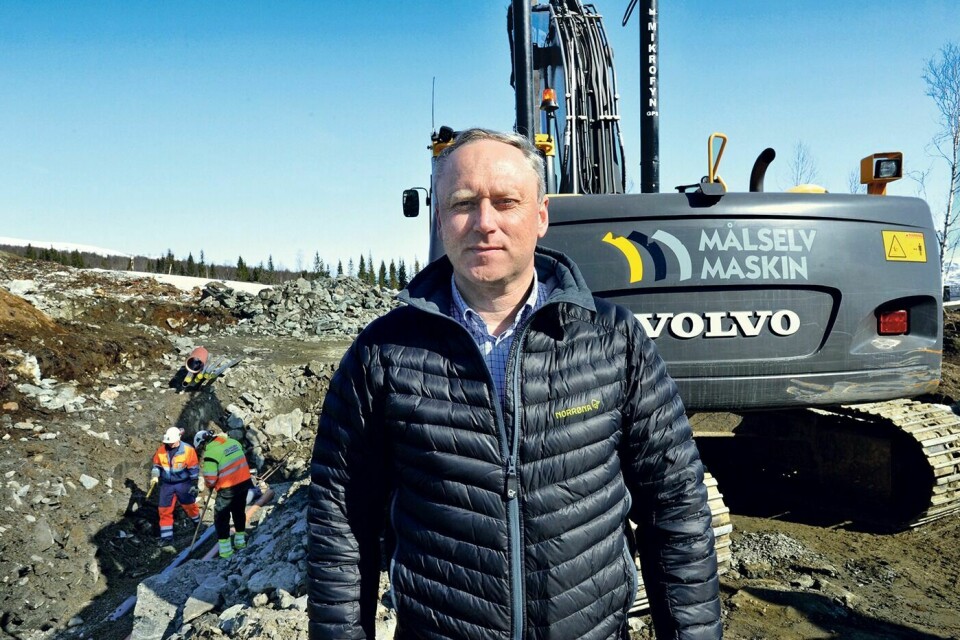 SER TIL BYEN: Det begynner å skorte på anleggsprosjektene i Indre Troms. Derfor ser Målselv Maskin nå til Tromsø og har inngått en intensjonsavtale om å kjøpe 70 prosent av aksjene i et maskinentreprenørfirma i byen.