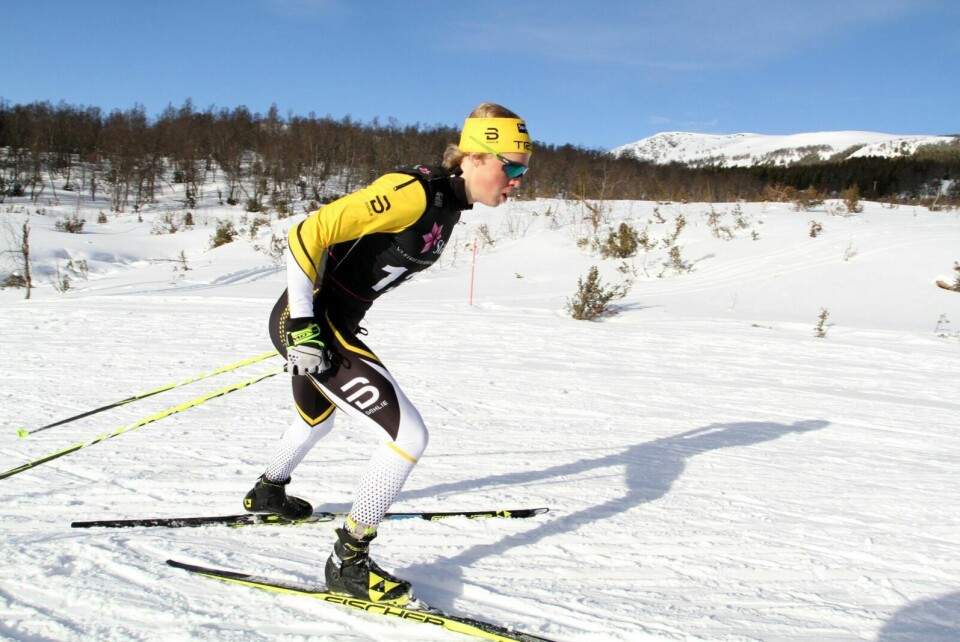 BESTE: Sivert Moen var beste nordnorske løper i eldste juniorklasse med sin 39. plass. Foto: Ivar Løvland
