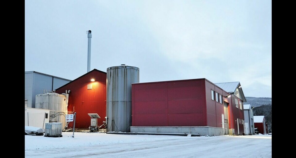 ØKT UTSLIPPSTILLATELSE: Norsk Protein har fått økt tillatelse til utslipp fra sitt anlegg i Balsfjord, fra 8000 tonn til 10 000 tonn årlig med slakteavfall, kadaver og kasserte kjøttvareprodukter. Foto: Leif A. Stensland