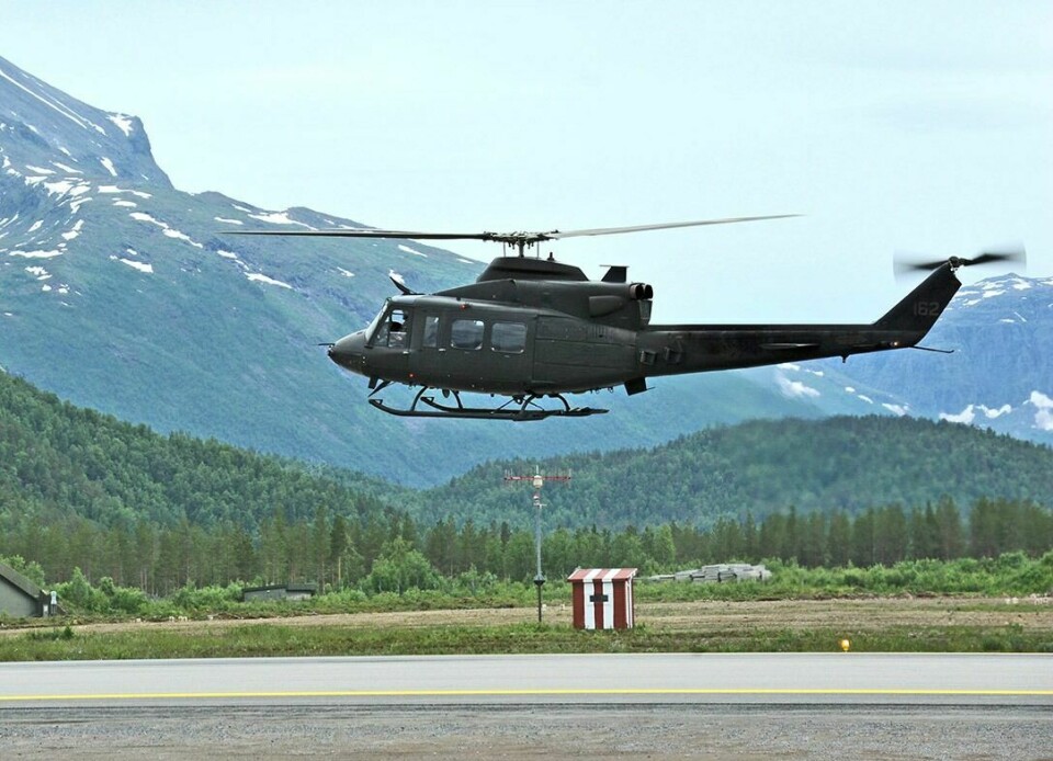 VENSTRE KJEMPER FOR BELL: Venstre ønsker at Hæren skal ha dedikert helikopterstøtte i nord og vil kjempe for at Stortinget lar 339 skvadron forblir på Bardufoss. Foto: MORTEN KASBERGSEN