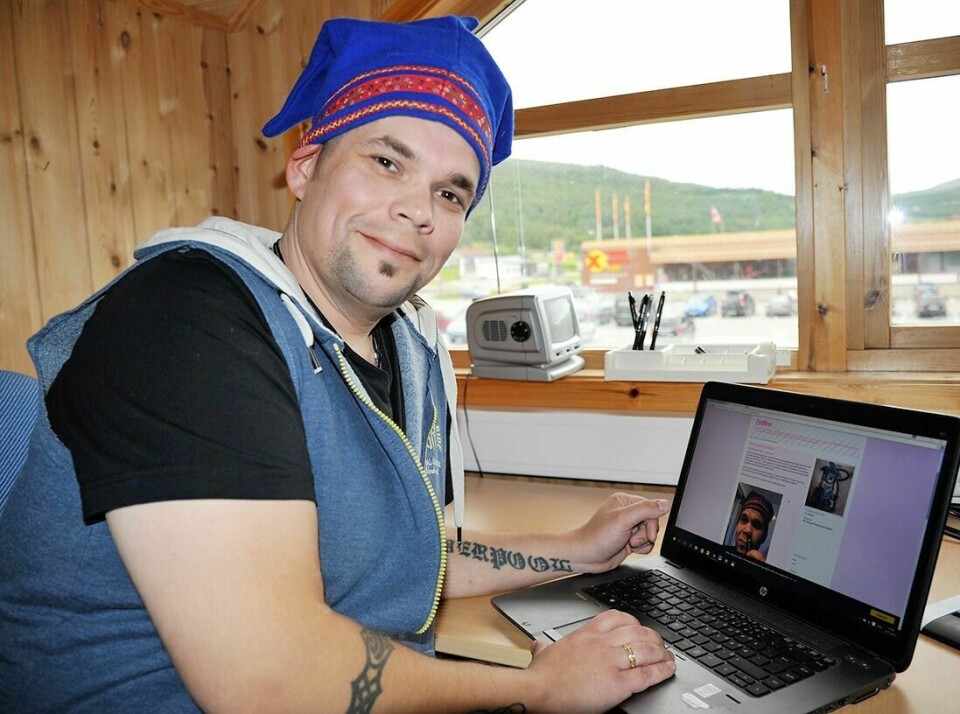 POPULÆR BLOGGER: Morten Wøhni Helberg er mannen bak bloggen «fjellfinn» som er Norges fjerde mest leste mannlige blogg. Foto: Leif A. Stensland