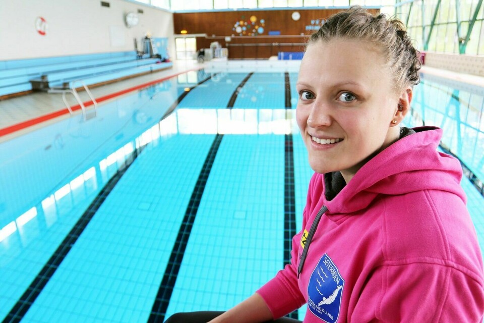 NM-GULL FØR OL: Setermo-svømmeren Susann Bjørnsen har ikke toppet formen til norgesmesterskapet i langbane-svømming. Den spares til de olympiske lekene i Rio. Allikevel svømte hun inn til gull på favorittdistansen samme dag som hun endelig ble OL-uttatt. (Arkivfoto: Ivar Løvland)