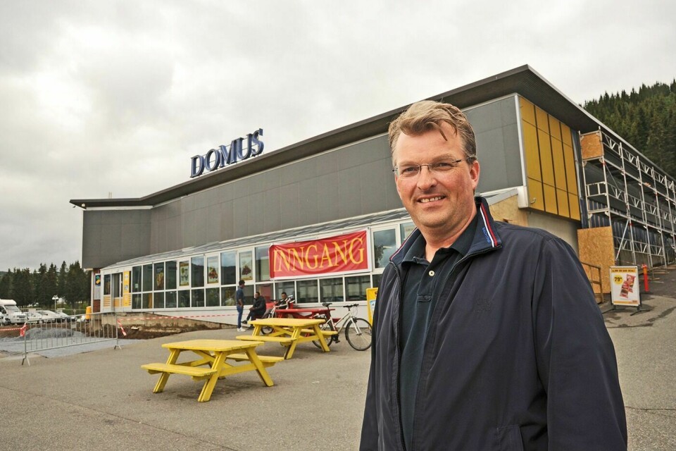 VIL INN I ANDREETASJEN: Eiendomsutvikler Thorbjørn Nymo og hans samarbeidspartnere ønsker å etablere et kjøpesenter i andreetasjen på Domus på Bardufoss.