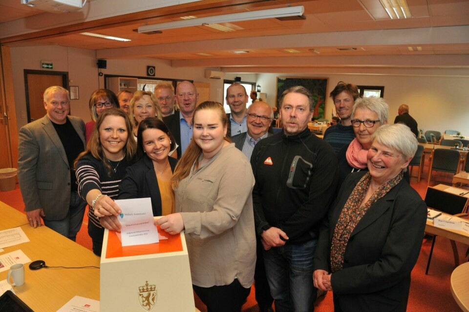 FORHÅNDSSTEMMENE ER KLARE: 78,3 prosent av de 420 som forhåndsstemte råder kommunestyret i Målselv til å si nei til kommunesammenslåing.