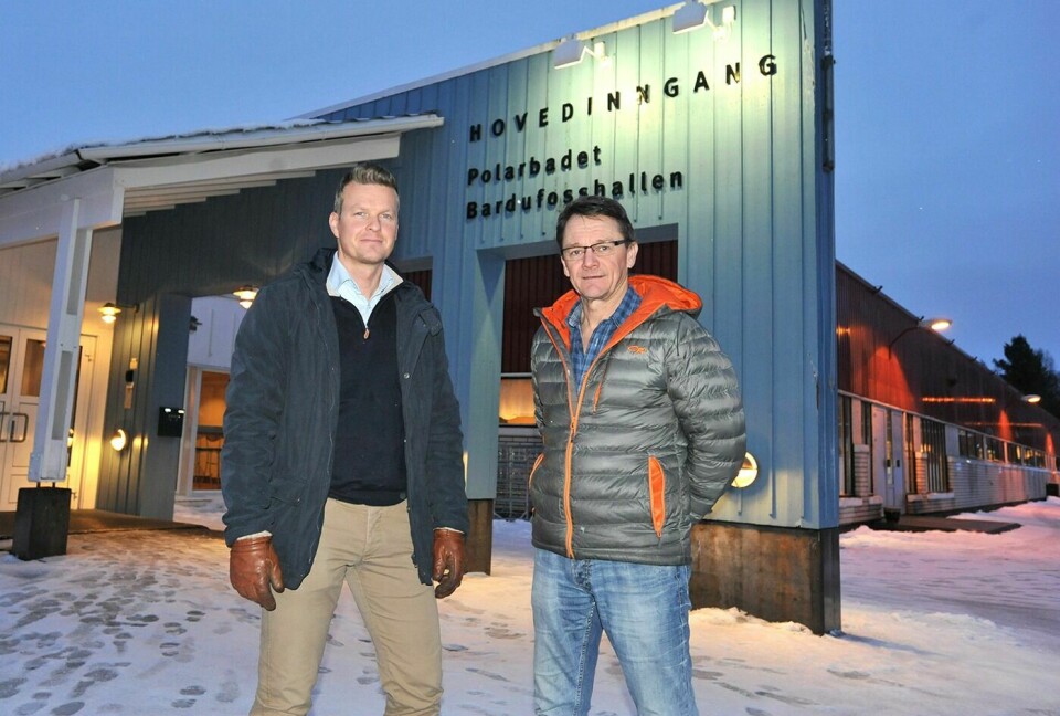 GIR SEG IKKE: Styreleder Vegar Gystad og daglig leder Ørnulf Vanebo er innstilt på å ta saken videre til konkurransetilsynet. – Avtalen mellom Troms fylkestrafikk og Grottebadet er konkurransevridende, slår Gystad fast.