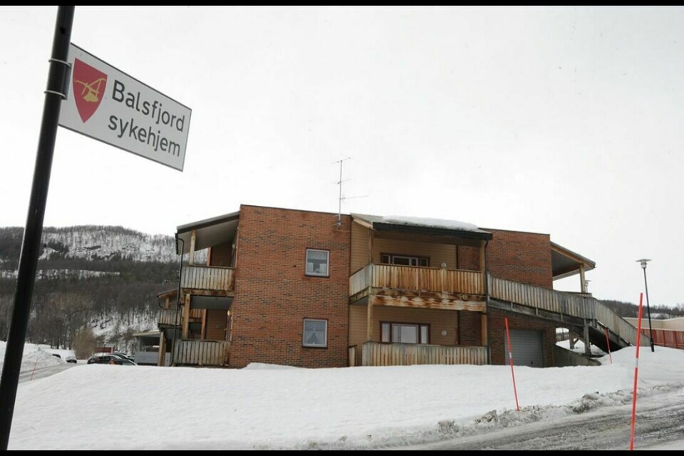LOVBRUDD: Arbeidstilsynet fant seks brudd på Arbeidsmiljøloven da de var på tilsyn hos Balsfjord bo- og servicesenter. Foto: ARKIVFOTO