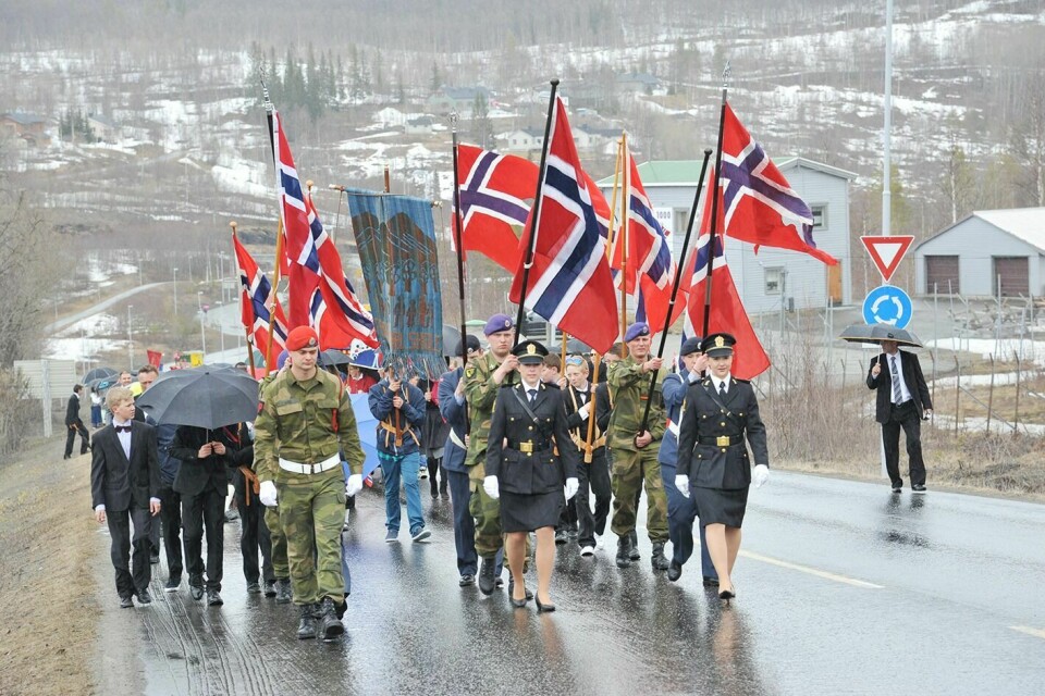 REDUSERES: Hærens bidrag til den sivile 17. mai-feiringa på Bardufoss reduseres etter nye retningsliner fra Forsvaret. (Arkivfoto)