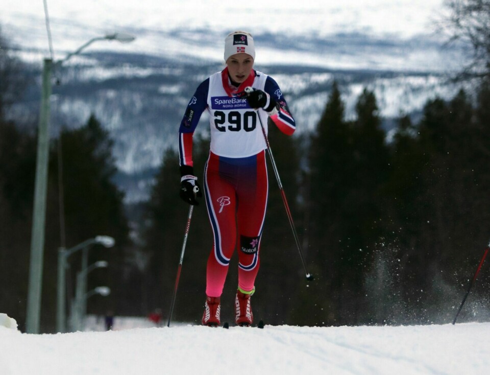 BEST: Lovise Heimdal fra Bardu IL har vært best av de lokale løperne under norgescupen i langrenn fredag og NM sprint lørdag på Nes i Akershus. (Arkivfoto) Foto: Ivar Løvland