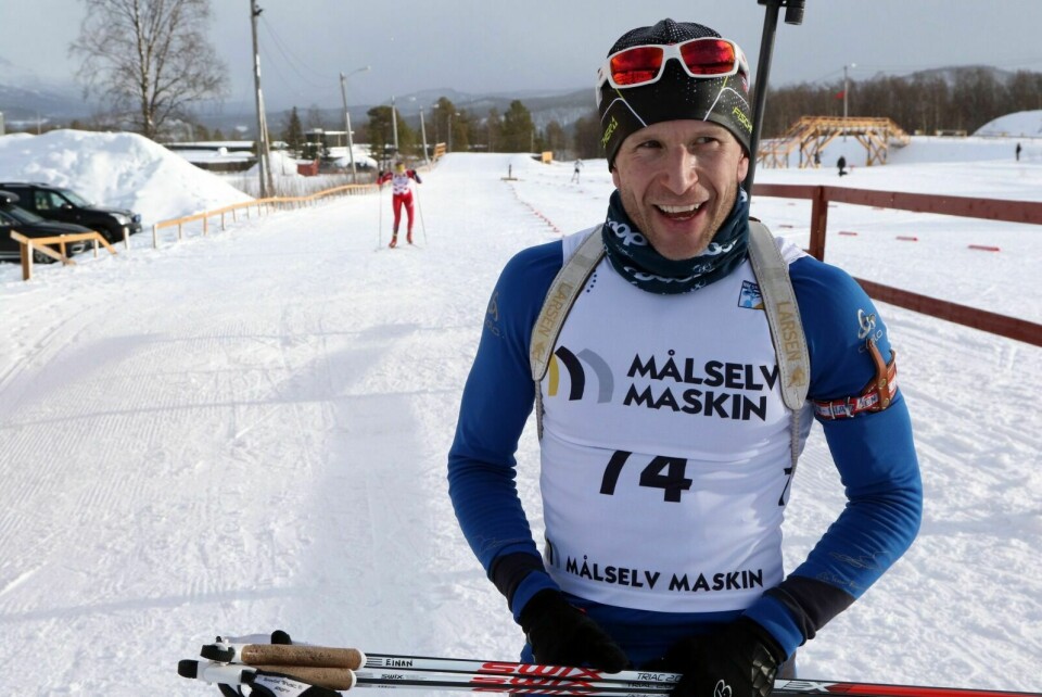 TILBAKE: Leif Erik Einan var tilbake i skiskyttersporet igjen, etter 18 års fravær. Foto: Ivar Løvland
