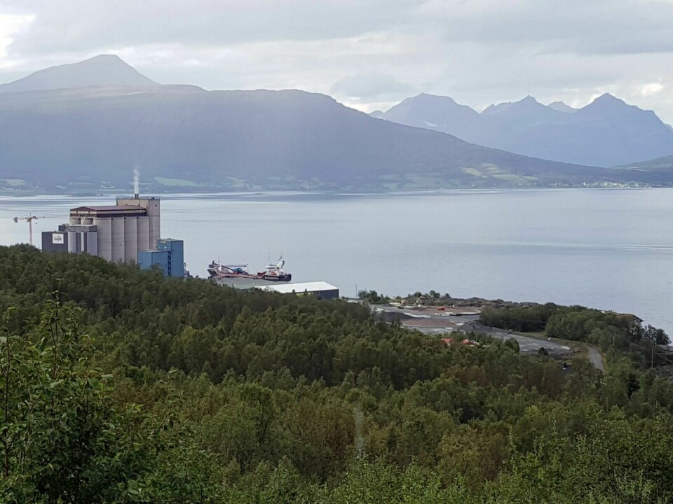 Bergneset industriområde i Balsfjord. Foto: Ivar Løvland