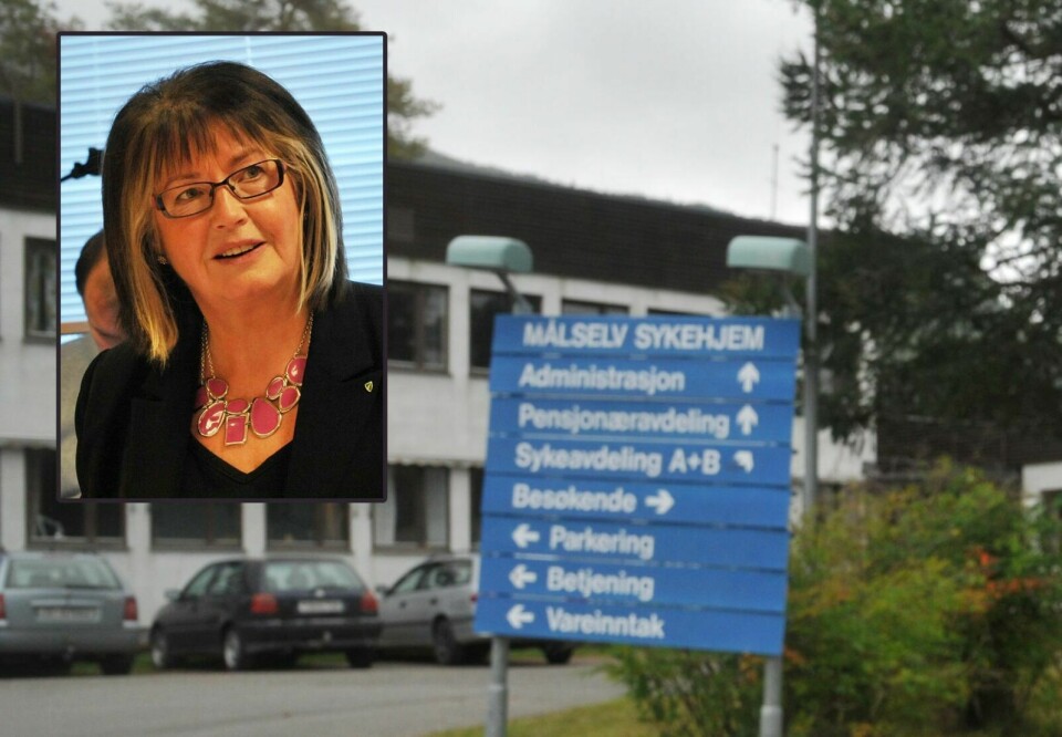 TILSSYN: Helene Rognli, ordfører i Målselv, synes det er helt greit at fylket nå skal føre tilsyn med kommunen, etter den tragiske hendelsen knyttet til Målselv- syke og aldershjem forrige helg.. (Arkivfoto)