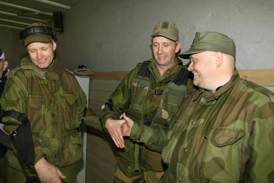 MULIGHETER: Geir Bjerregaard (t.h.), Jostein Rubbås-Risvik og Knut Einar Rubbås er sterke Troms-kort i militært NM. (Arkivfoto) Foto: Ivar Løvland