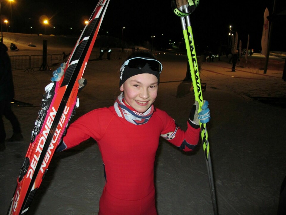 BESTE: Aylin Åsli fra Indre Balsfjord skiskytterlag gikk inn til en 15. plass på hovedlandsrennets første dag. (Arkivfoto)
