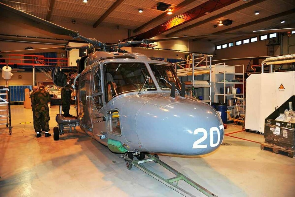 PÅ SISTE VERSET: Forsvaret ønsker å avslutte operasjoner med Lynx-helikoptrene så snart som mulig. Her er Lynx 207, som er verdens mestflygende Lynx-helikopter. (Arkivfoto)
