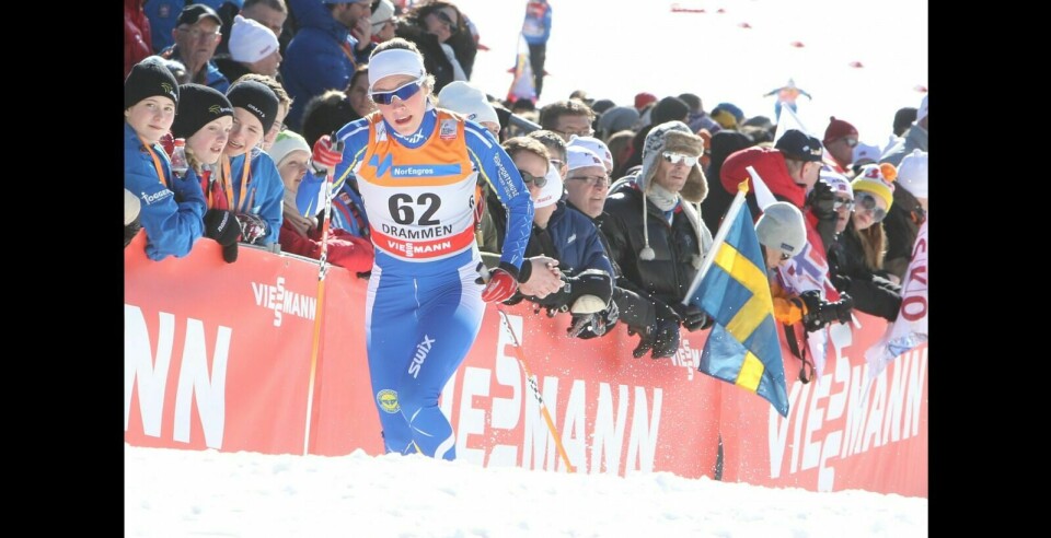 DRAMMEN IGJEN: Merete Myrseth debuterte i verdenscupen i Drammen for ett år siden. I morgen er hun igjen i aksjon i sprintløypa på Bragernes torg. (Foto: Erik Borg)