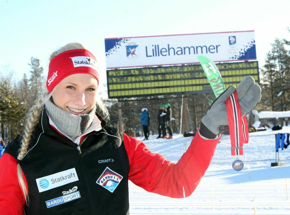 NEST BEST: Lovise Heimdal fra Bardu IL vant sølv på NM-sprinten. (Arkivfoto) Foto: Erik Borg