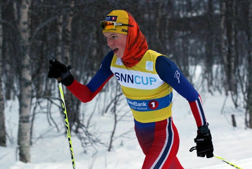 KNALLSTERK: Sevat Heimdal gikk en meget sterk klassisk distanse under første dag av hovedlandsrennet på ski for 15-16-åringer. Foto: Ivar Løvland