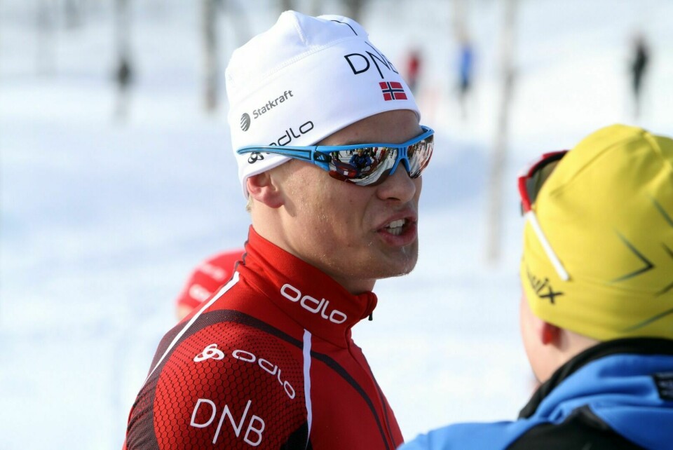 SURE BOM: Fredrik Mack Rørvik hadde kanskje tatt NM-gull med én bom mindre på siste skyting. I stedet ble det 4. plass på NM-fellesstarten. (Arkivfoto) Foto: Ivar Løvland
