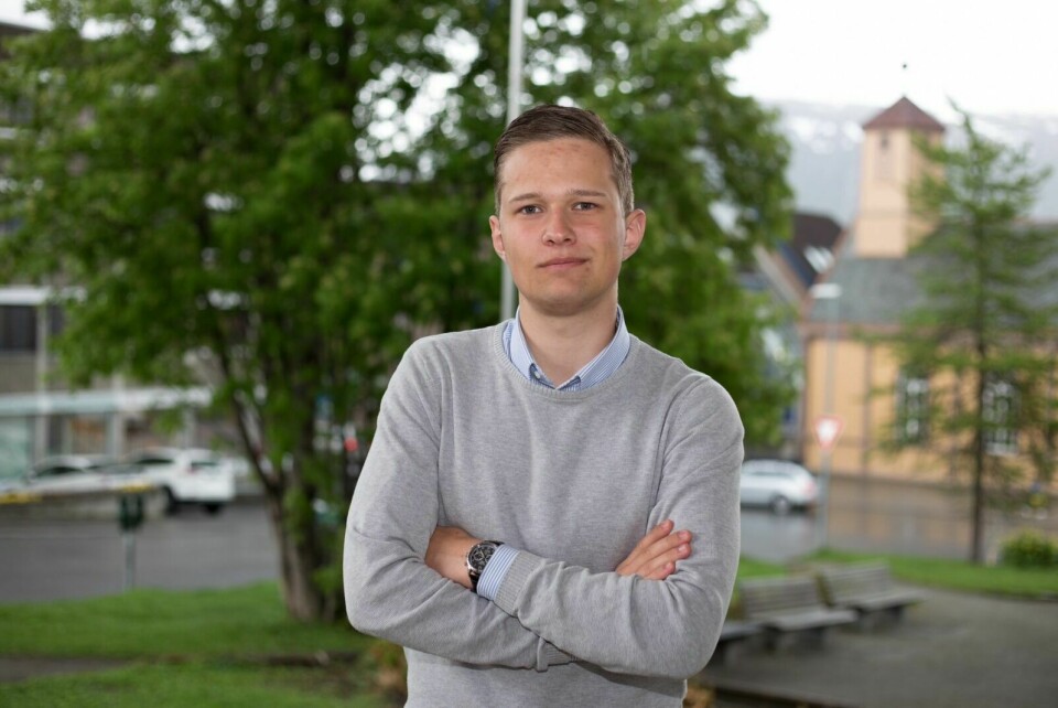 MIDT I STRIDEN: Nikolai Berglund Skogan har havnet midt i striden angående om KrF skal inn i den sittende Solberg-regjeringa eller ikke. Foto: Privat