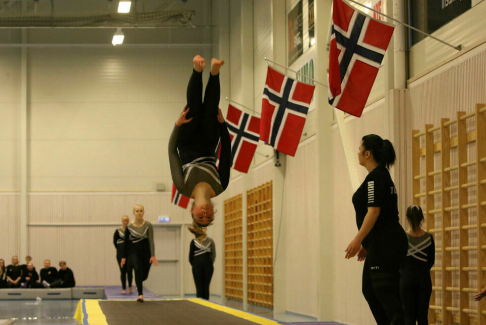 Bardufoss vant det som var å vinneTUMBLING: Fra STILs opptreden i tumbling under sonemesterskapet. Foto: Ivar Løvland