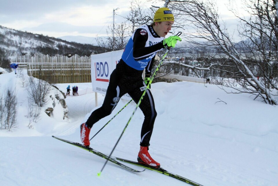 STERK: Erik Valnes fra BOIF gikk inn til en 3. plass under den internasjonale sesongåpninga i Muonio fredag. ARKIVFOTO Foto: Ivar Løvland