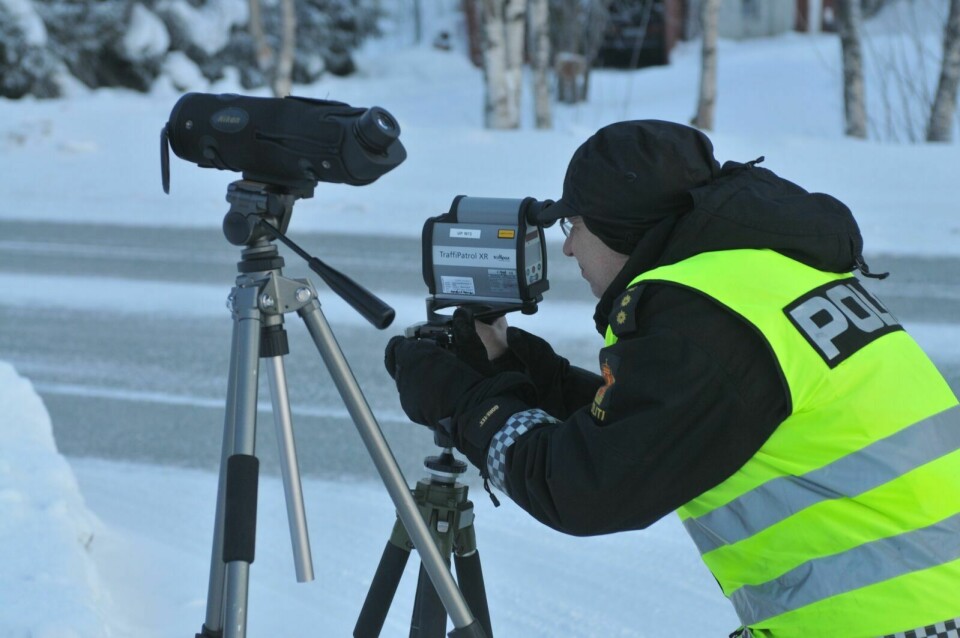 HØY FART: Politiet målte høy fart i Balsfjord både tirsdag kveld og onsdag morgen. Dette bildet er tatt ved ei tidligere anledning. Foto: Terje Tverås (Illustrasjon)