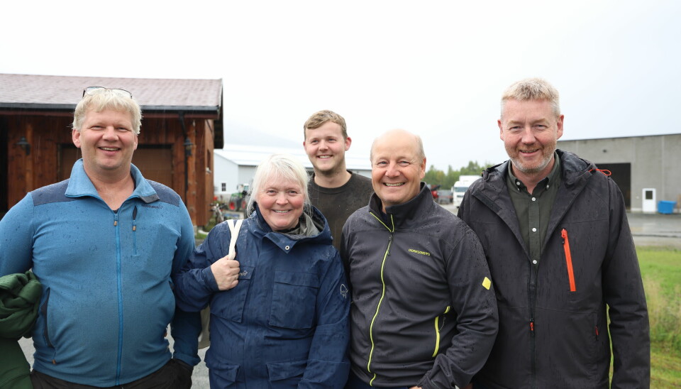 Familien Nilsen i Fleskmoveien fikk gårdsbesøk av Norsk bondelag denne uka.