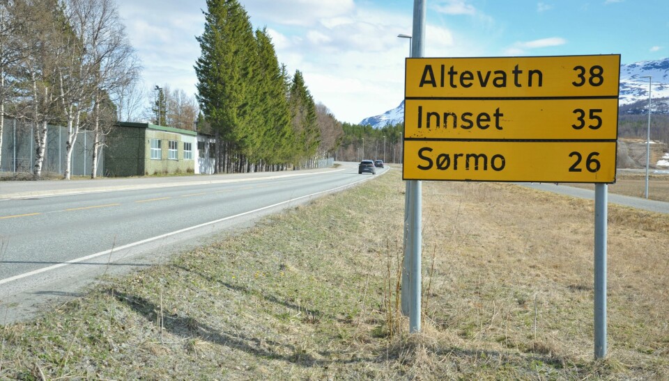 Et punkt på veien mellom Setermoen og Altevatn er søkt stengt 20. september.