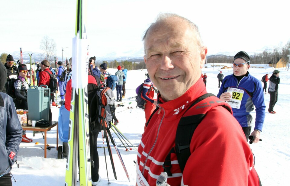 RETTE ELEMENT: Med langrennsski var Hermod Bjørkestøl i sitt rette element. Her fra Reistadløpet i 2013.