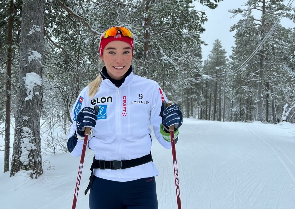 BOIF-løper Ingrid Andrea Gulbrandsen er klar for sesongstarten i de nordfinske skoger i Muonio.