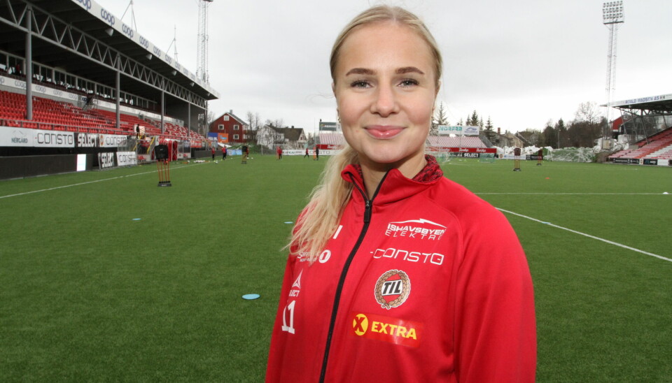 I sommer var Sandra Simonsen TIL 2020-spiller. Nå blir det spill for TUIL i 3. divisjon for Bardufoss-jenta.